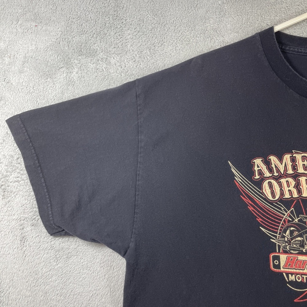 Harley Davidson Shirt Adult 2XL Black Motorcycle Biker Graphic Tee Tuscumbia AL - Picture 3 of 15